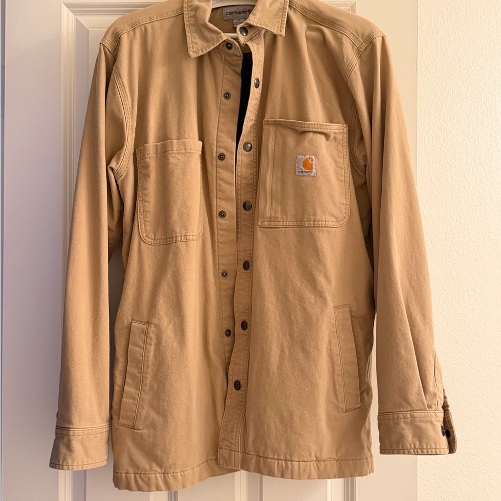 Carhartt Men's Beige Shirt Jacket